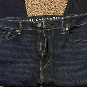American Eagle Outfitters Men's Dark Blue Jeans